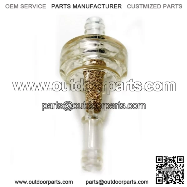 1/4" Clear Fuel Filter - Image 2