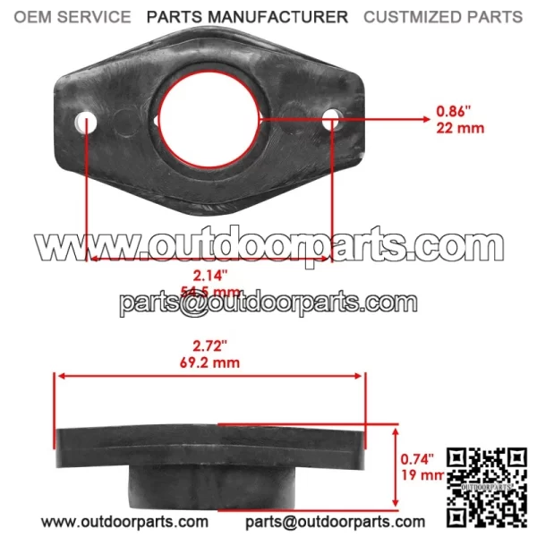 Polaris Scrambler 500 1997-2000 Steering Post Upper/Lower Bushings - Image 4