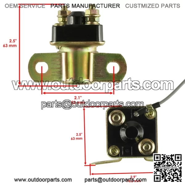 Polaris Scrambler 500 1997-2002 Starter Solenoid Relay - Image 2