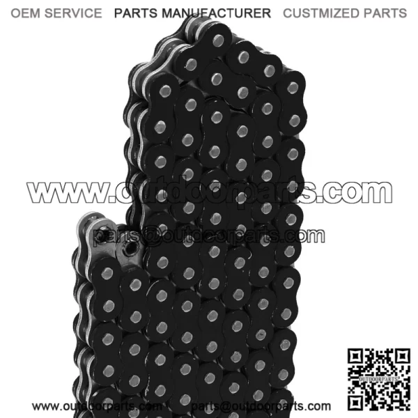 Polaris Scrambler 500 4X4 1997-2012 Black O-Ring Drive Chain - Image 4