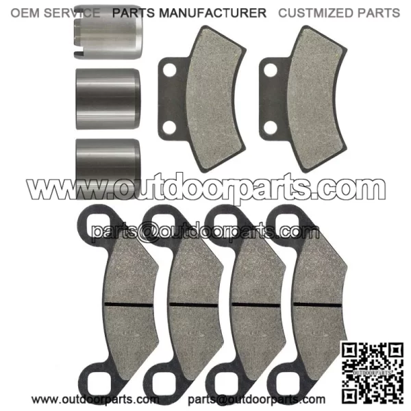 Polaris Scrambler 500 1997 Front/Rear Brake Caliper Piston & Pads